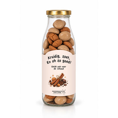 Peppernuts Quote Bottles – Kruidig, zoet. En oh zo goed