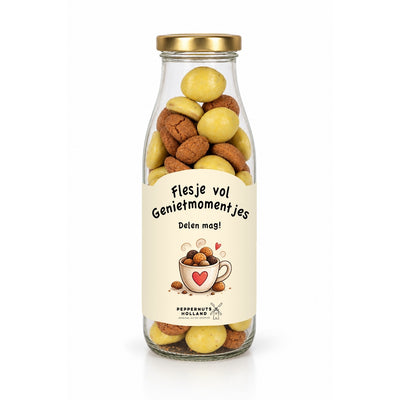 Peppernuts Quote Bottles – Flesje vol genietmomentjes